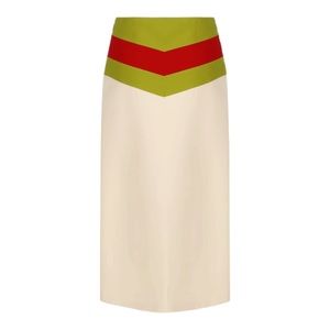 GUCCI Chevron Vintage Web Skirt